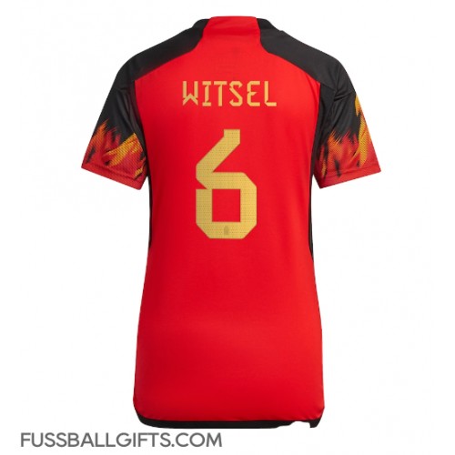 Belgien Axel Witsel #6 Fußballbekleidung Heimtrikot Damen WM 2022 Kurzarm
